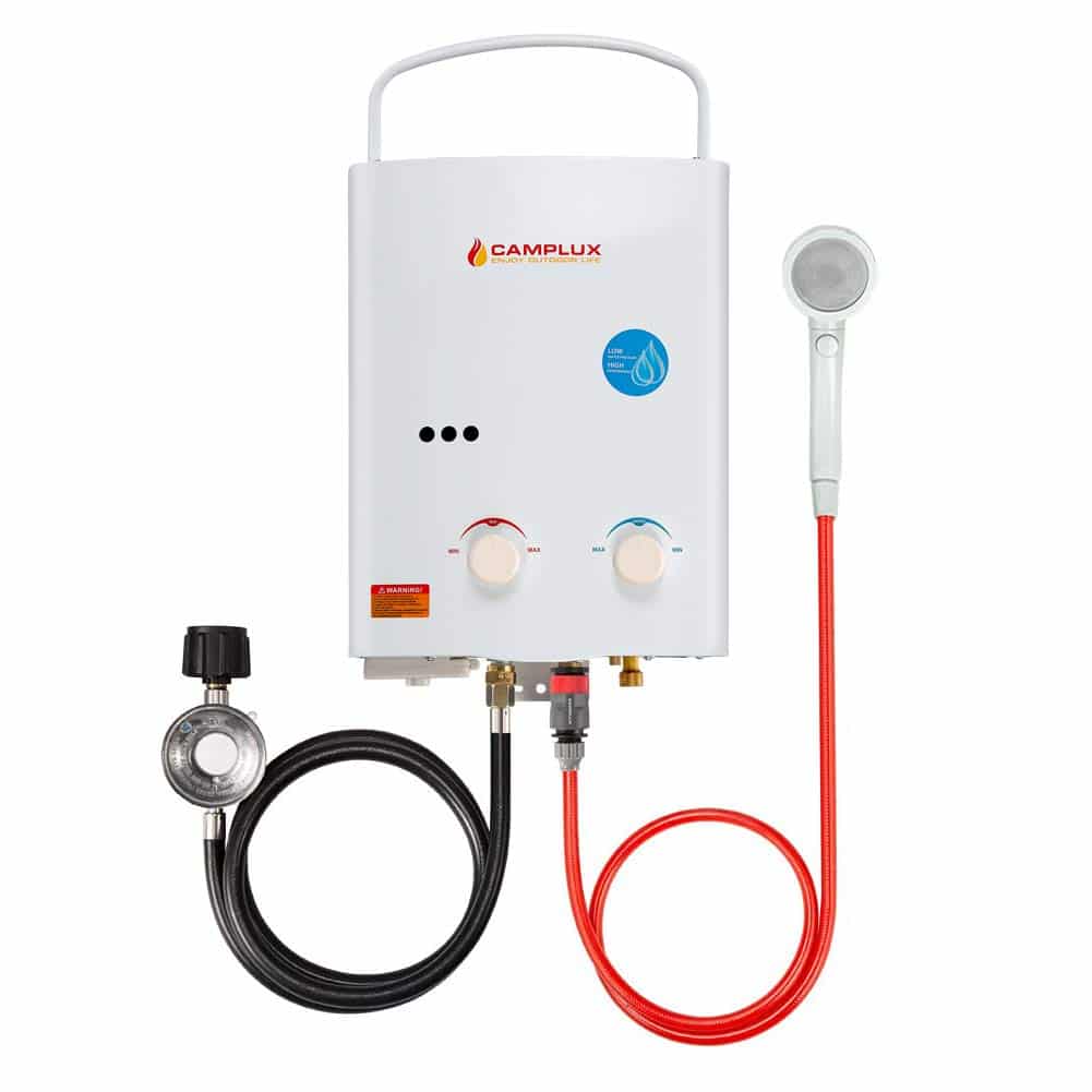 Camplux 5L Outdoor Portable Water Heater 1.32 GPM