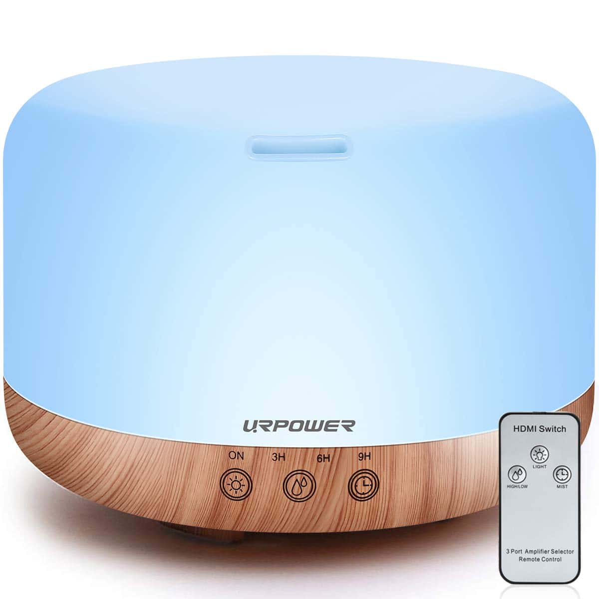 Urpower 1000ML Large Capacity Essential Oil Diffuser with Remote Control