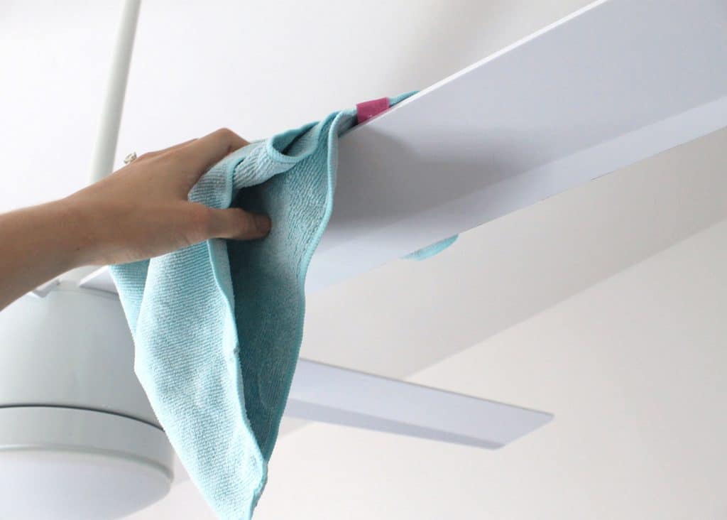How To Clean Ceiling Fans Without Hassle