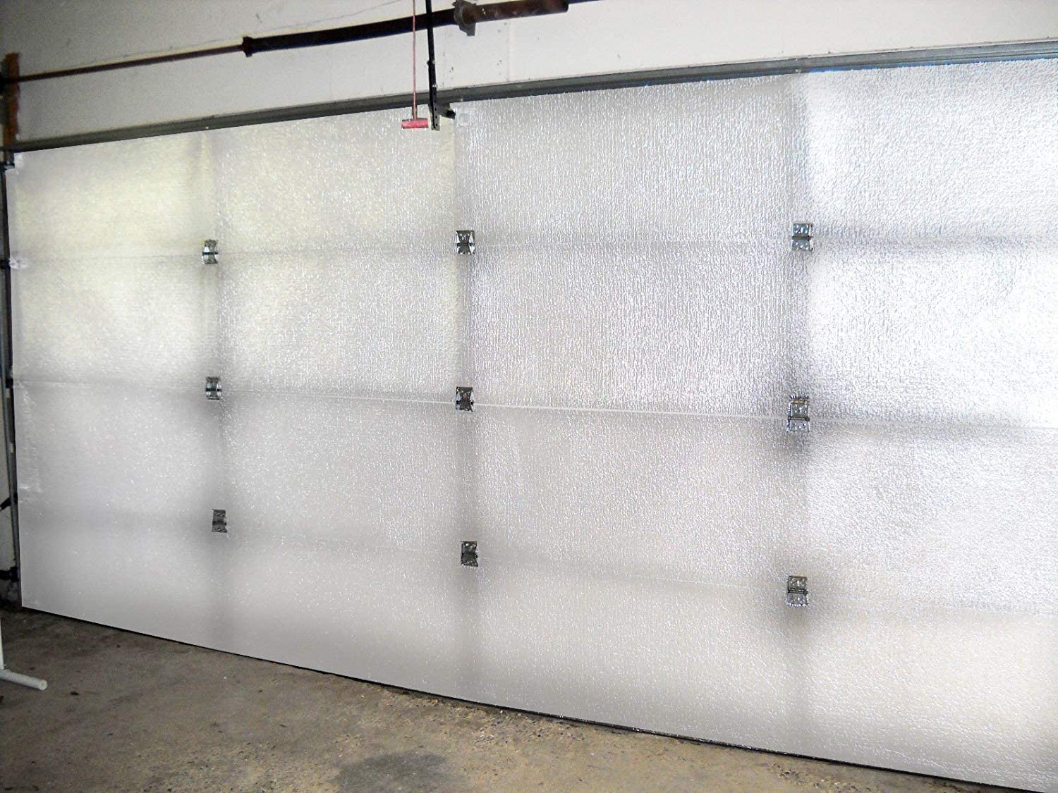 NASA TECH White Reflective Foam Core 2 Car Garage Door Insulation Kit